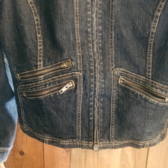 DNKY Denim Jacket size 6 Sm/M - Picture 7 of 7